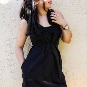 Theory Short Pleated Cocktail Dress